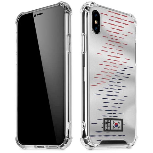 South Korea Soccer Flag iPhone X/XS Clear Case